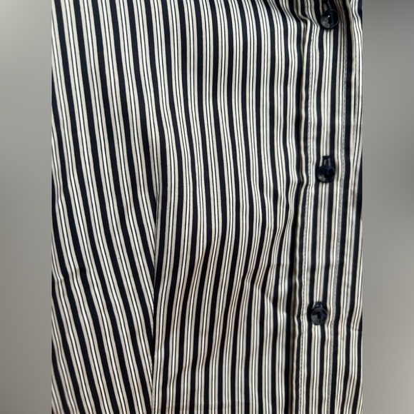 Gerry Weber Women’s Black White Striped Office Siren Button Down Blouse 38 - Picture 11 of 11